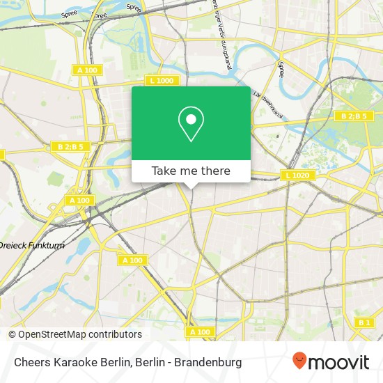 Cheers Karaoke Berlin map