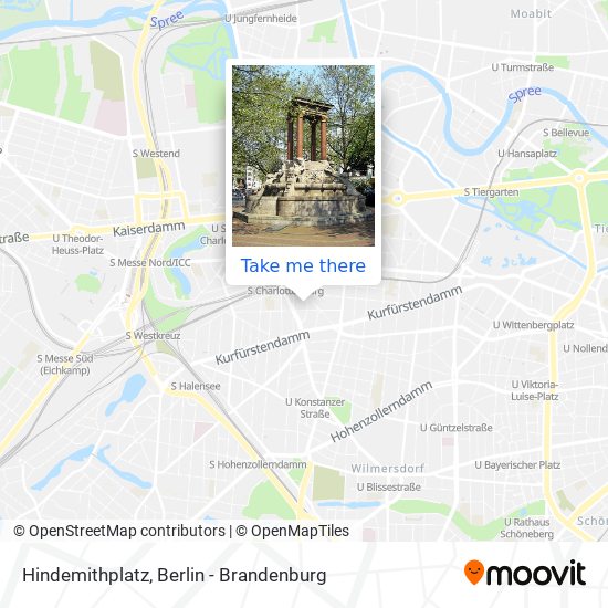Hindemithplatz map