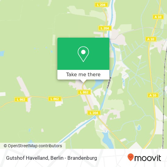 Gutshof Havelland map