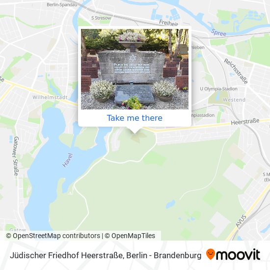 Карта Jüdischer Friedhof Heerstraße