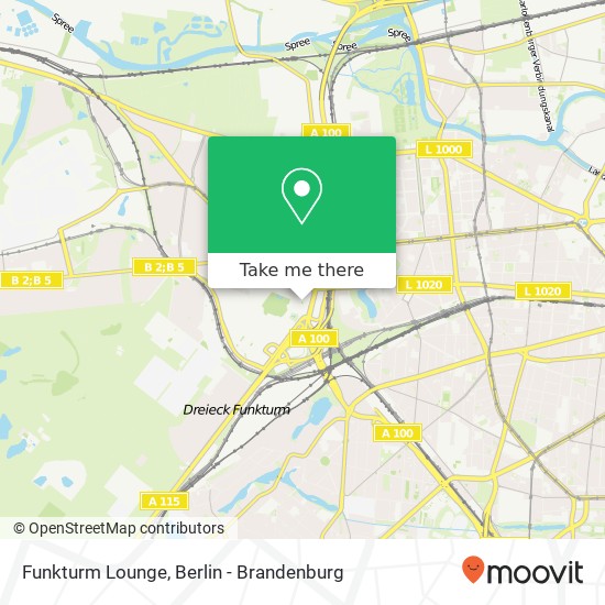 Funkturm Lounge map