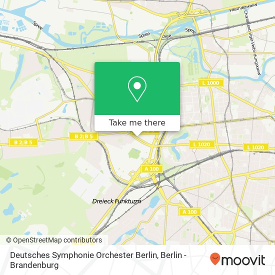 Deutsches Symphonie Orchester Berlin map