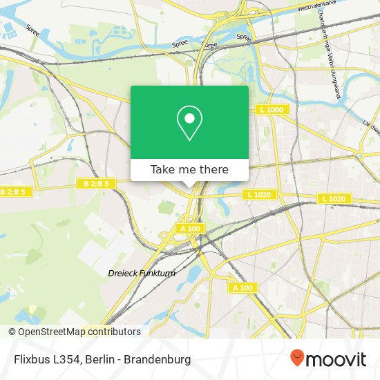Flixbus L354 map