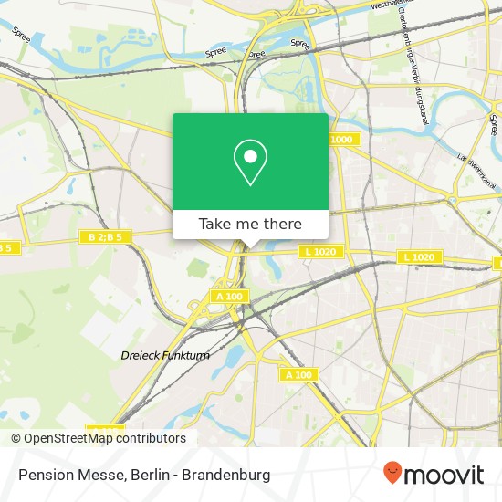 Pension Messe map