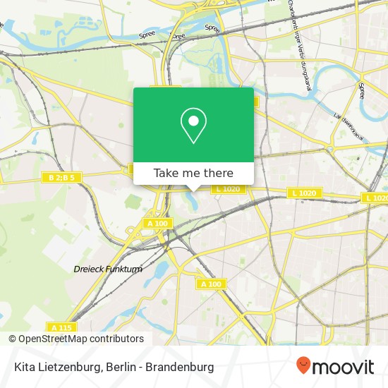 Kita Lietzenburg map