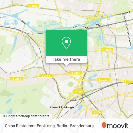 China Restaurant Fook-sing map