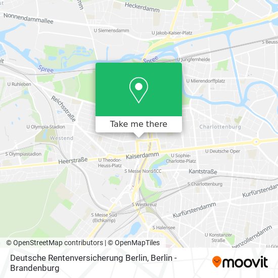 Deutsche Rentenversicherung Berlin map