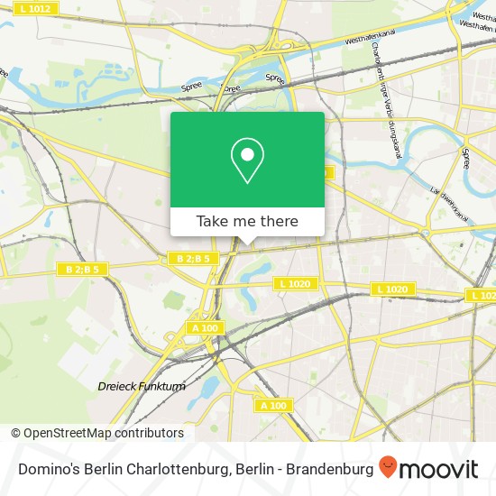 Карта Domino's Berlin Charlottenburg