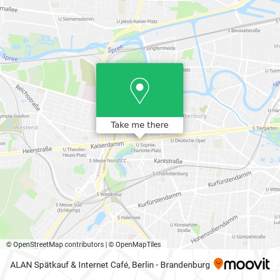 Карта ALAN Spätkauf & Internet Café