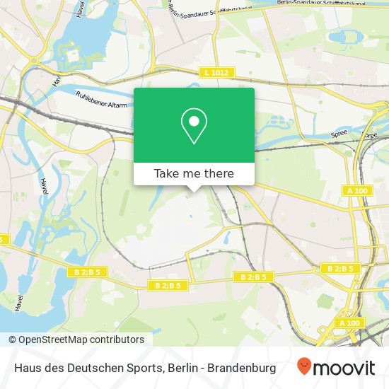 Haus des Deutschen Sports map