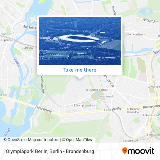 Olympiapark Berlin map