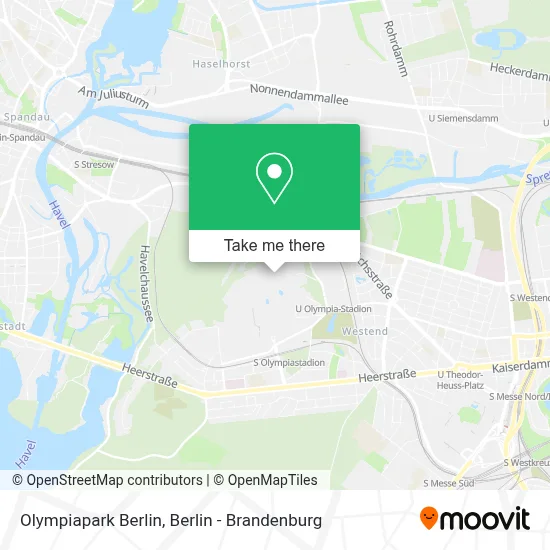 Olympiapark Berlin map