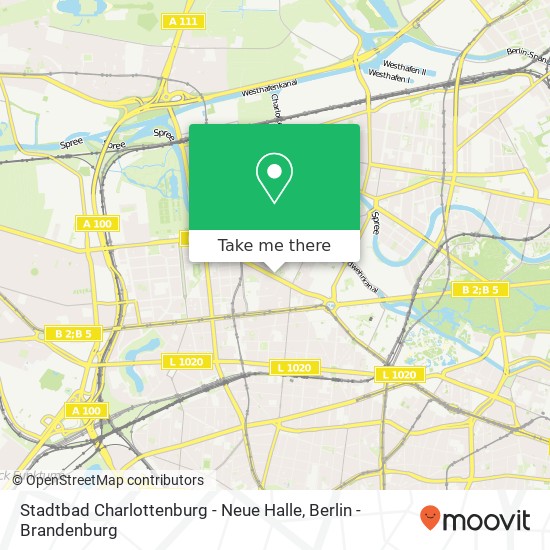 Stadtbad Charlottenburg - Neue Halle map