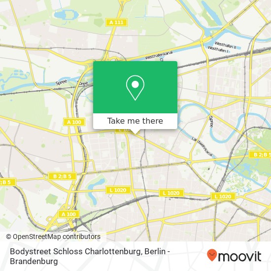 Карта Bodystreet Schloss Charlottenburg