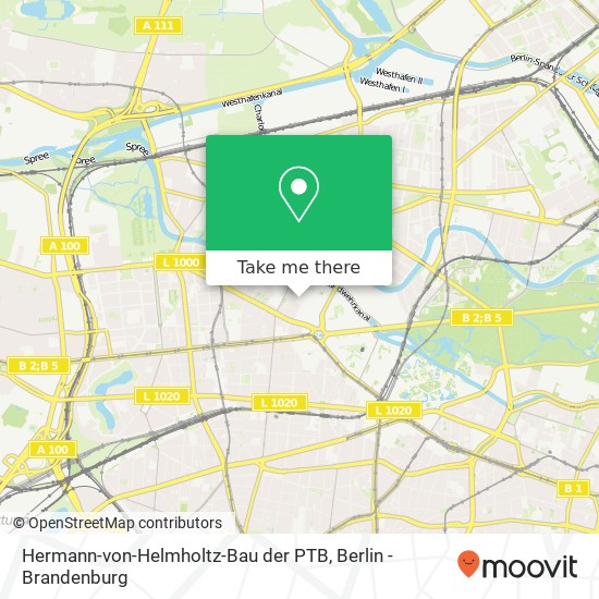 Hermann-von-Helmholtz-Bau der PTB map