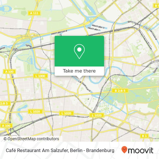Café Restaurant Am Salzufer map
