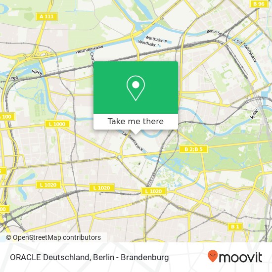ORACLE Deutschland map