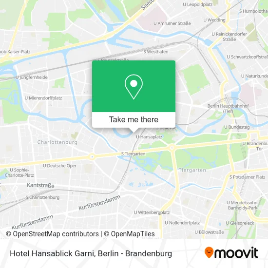 Hotel Hansablick Garni map