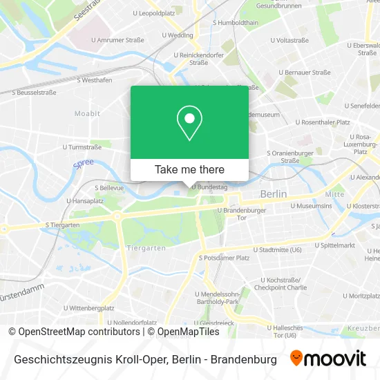 Geschichtszeugnis Kroll-Oper map