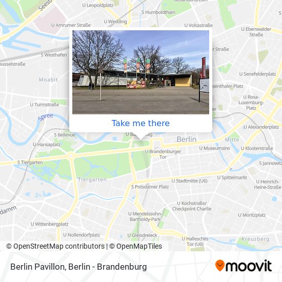 Berlin Pavillon map