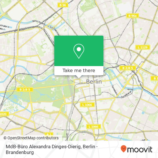 MdB-Büro Alexandra Dinges-Dierig map