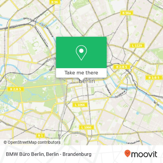 BMW Büro Berlin map