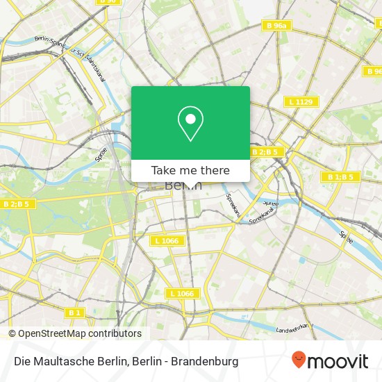 Карта Die Maultasche Berlin