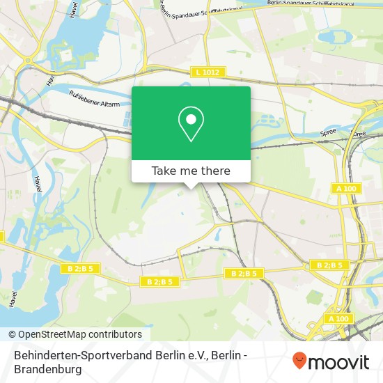 Behinderten-Sportverband Berlin e.V. map
