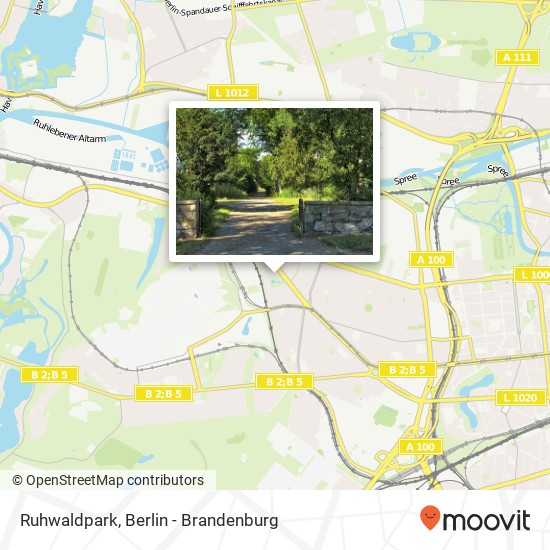 Ruhwaldpark map