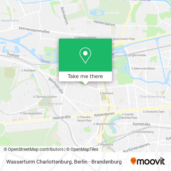 Карта Wasserturm Charlottenburg