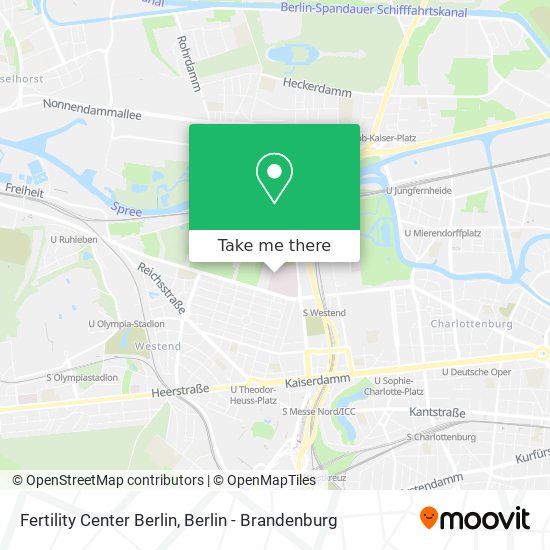 Fertility Center Berlin map