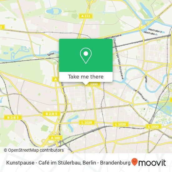 Kunstpause - Café im Stülerbau map