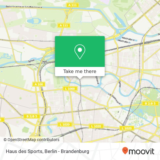 Haus des Sports map