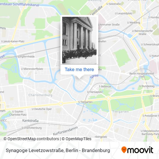 Synagoge Levetzowstraße map