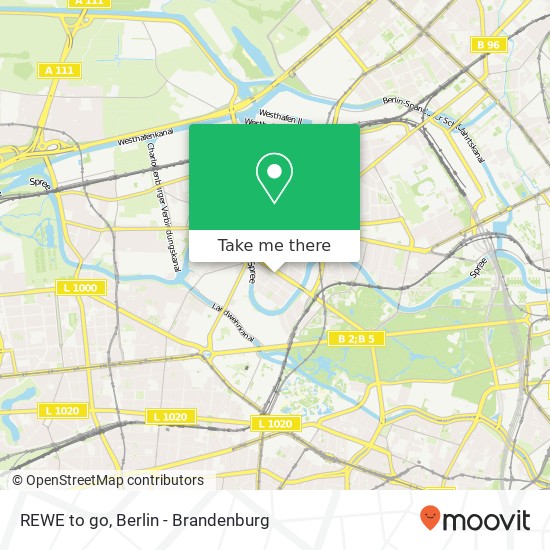 REWE to go map