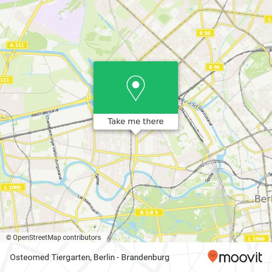 Карта Osteomed Tiergarten