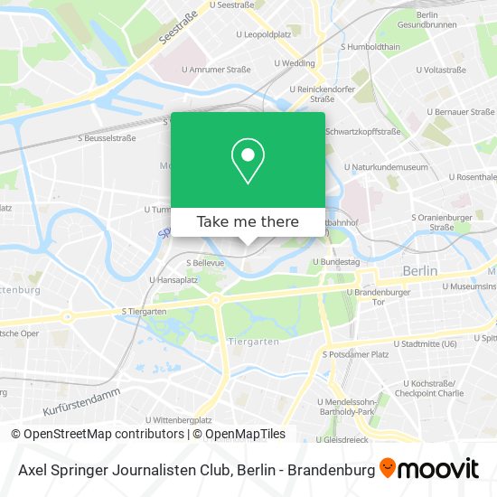 Axel Springer Journalisten Club map
