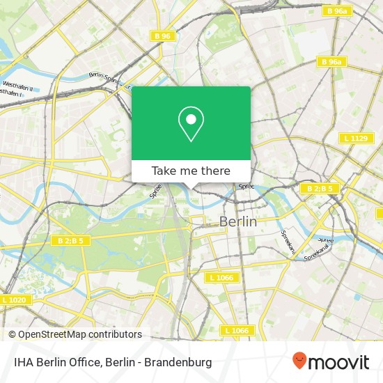 IHA Berlin Office map