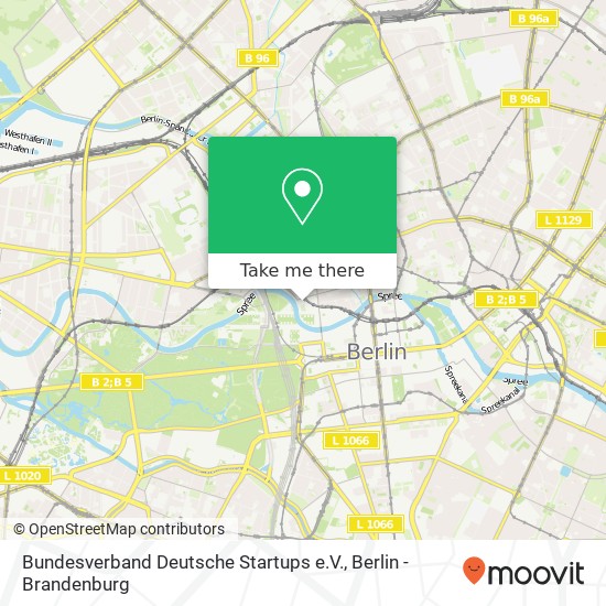 Bundesverband Deutsche Startups e.V. map