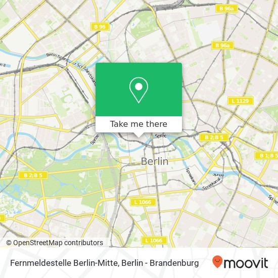 Fernmeldestelle Berlin-Mitte map