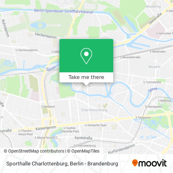 Sporthalle Charlottenburg map