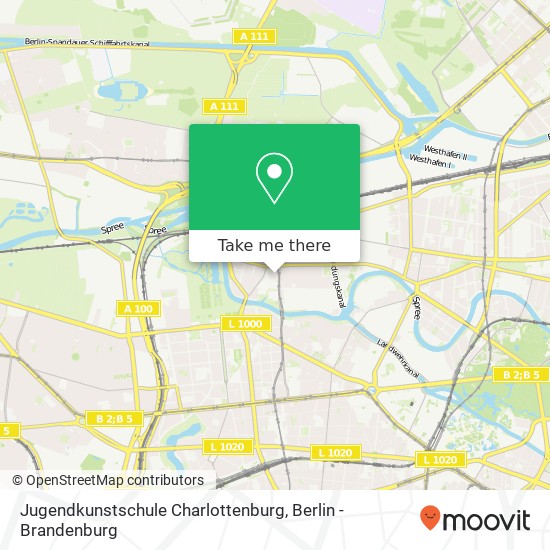 Jugendkunstschule Charlottenburg map