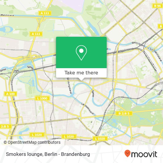 Smokers lounge map