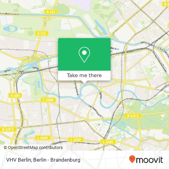 VHV Berlin map