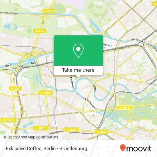 Exklusive Coffee map