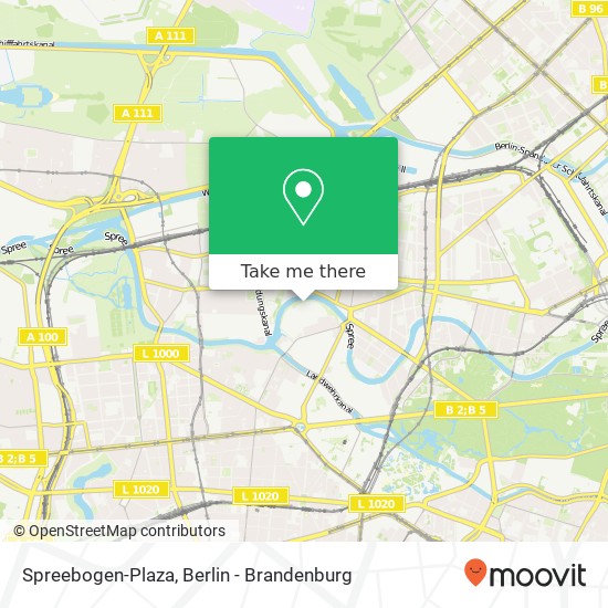 Spreebogen-Plaza map