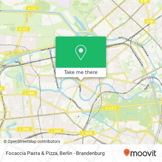Focaccia Pasta & Pizza map