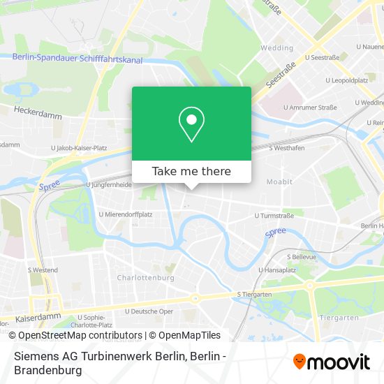 Карта Siemens AG Turbinenwerk Berlin