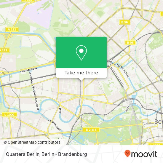Карта Quarters Berlin