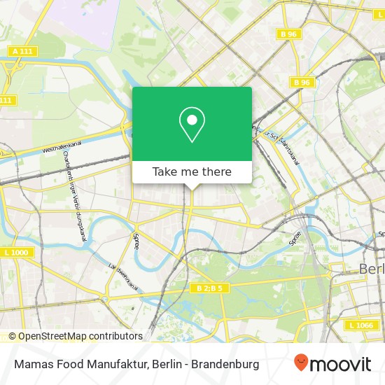 Mamas Food Manufaktur map